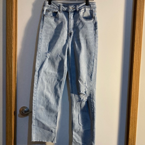 Vanilla Star Denim - Vanilla Star Sky Blue Straight Leg Jeans